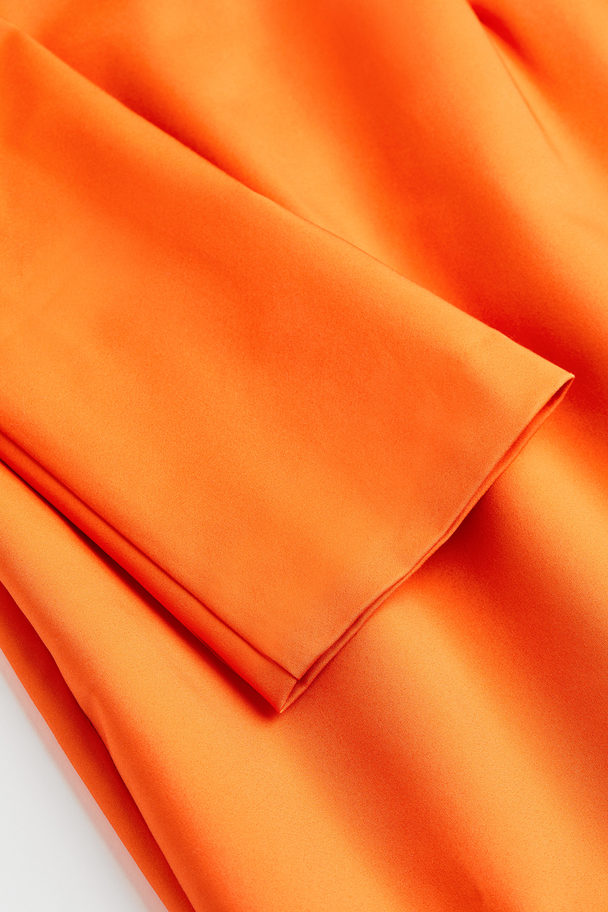 H&M Fitted Dress Orange
