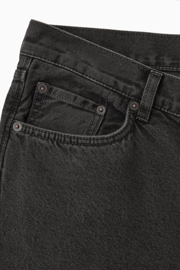 COS Amp Jeans - Straight Washed Black