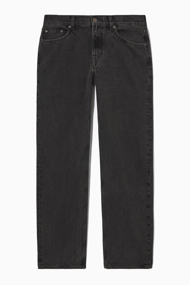 COS Amp Jeans - Straight Washed Black