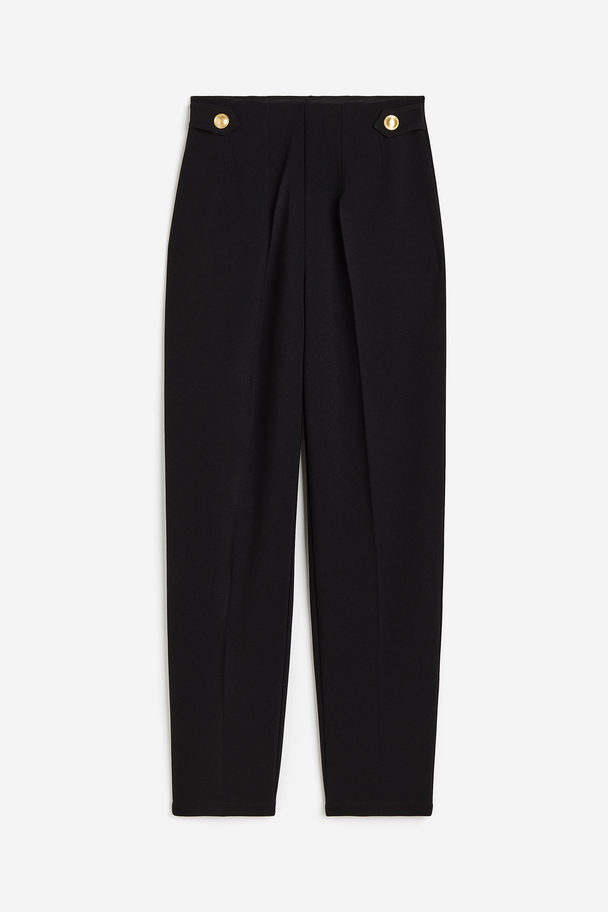 H&M Tricot Pantalon Zwart