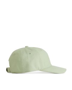 Kappe aus Baumwollcanvas Hellgrün