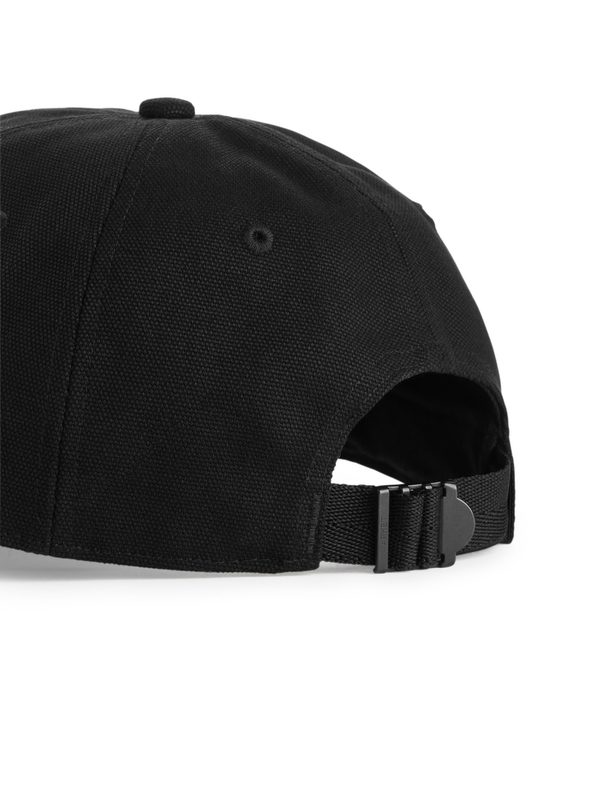 ARKET Cotton Canvas Cap Black