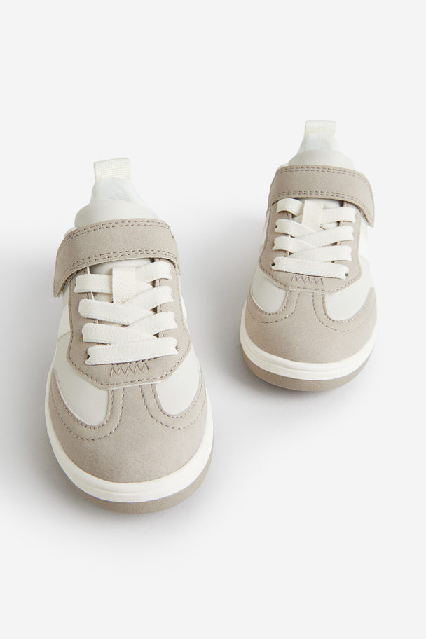 H&M Sneaker Beige/Blockfarben