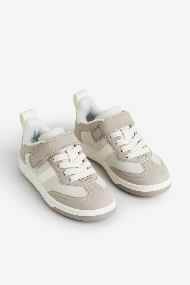 H&M Sneaker Beige/Blockfarben