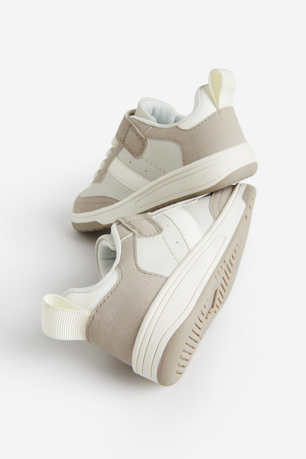 H&M Sneaker Beige/Blockfarben