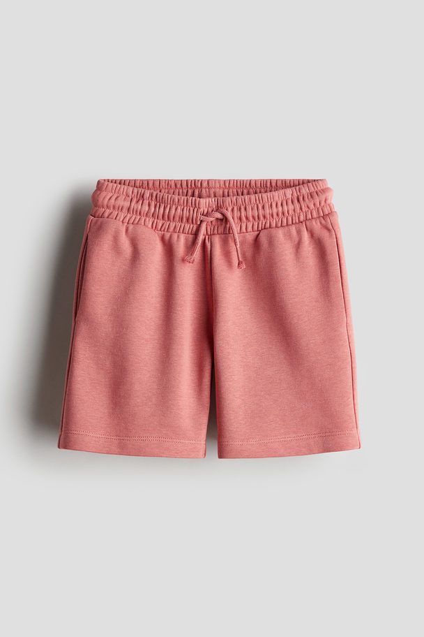 H&M Sweatshort Lichtrood