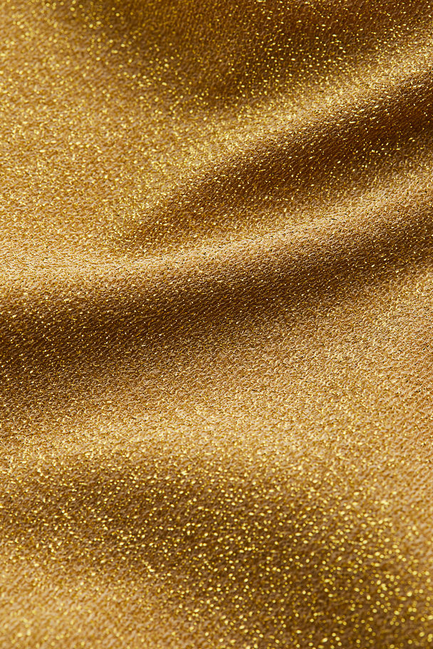 H&M Flared Leggings Gold-coloured