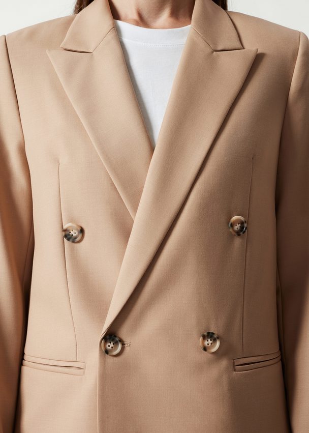 & Other Stories Tailored Blazer Dusty Beige