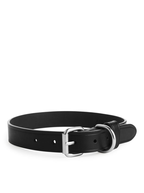 ARKET Leather Dog Collar Black