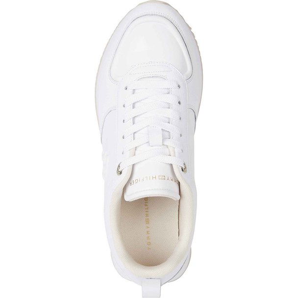Tommy Hilfiger Tommy Hilfiger Casual Leather Runner white