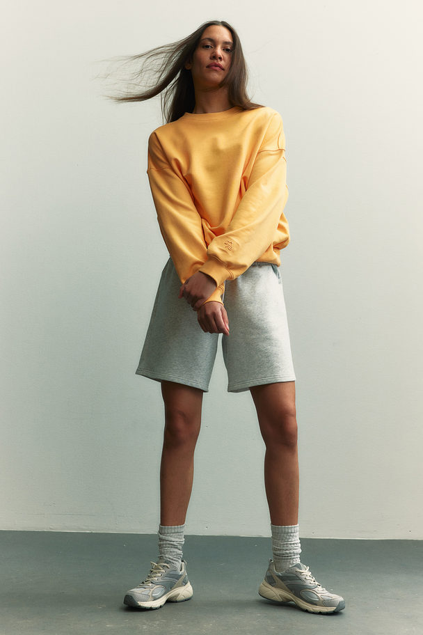 H&M Drymove™ Sports Sweatshirt Yellow