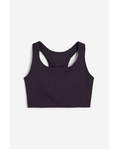 Drymove™ High Support Sports Bra Dark Plum