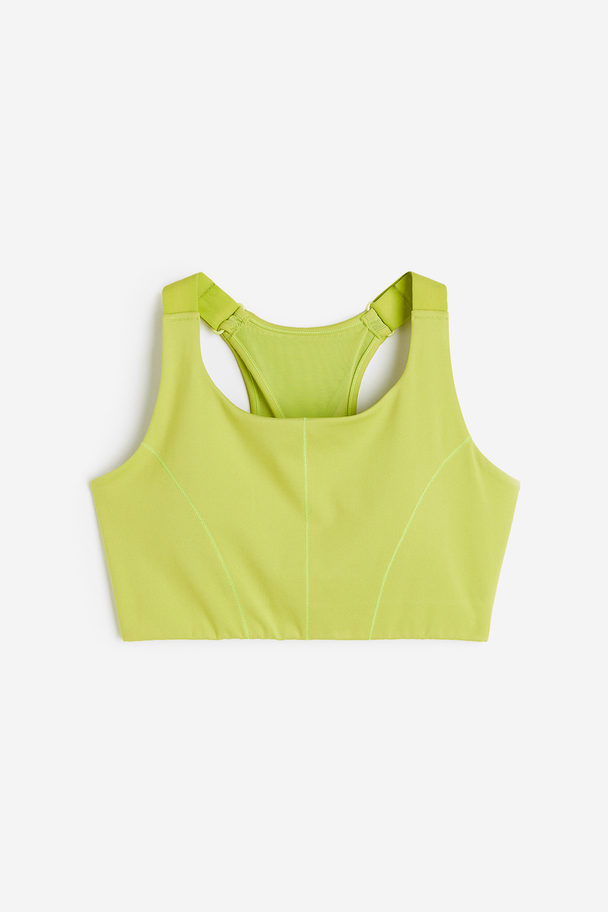 H&M Drymove™ High Support Sports Bra Lime Green