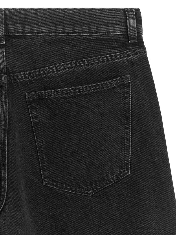 ARKET CLOUD Loose Jeans mit Strass Schwarz