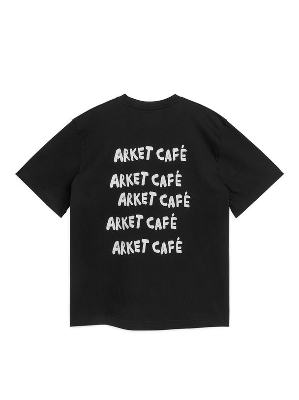 ARKET Arket Café T-shirt Sort