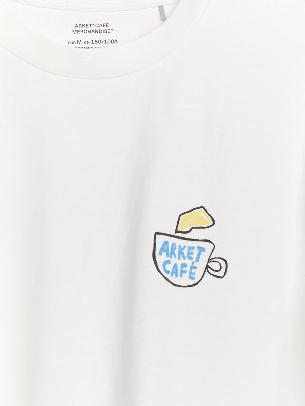 ARKET Arket Café T-shirt Vit