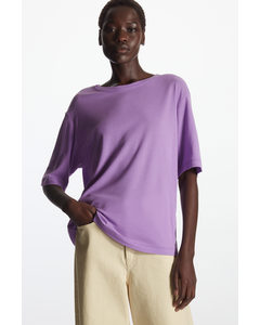Regular-fit Jersey T-shirt Purple
