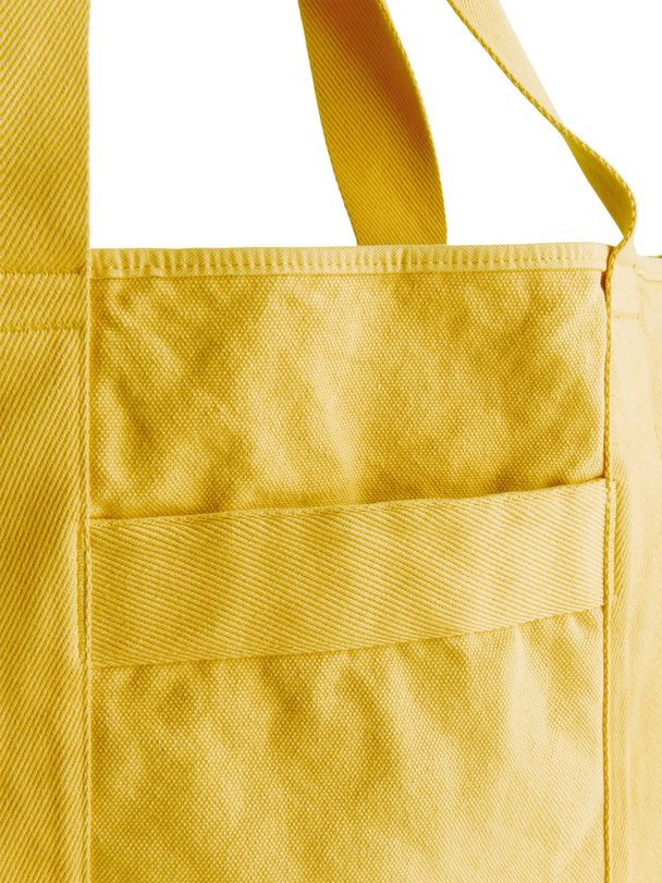 ARKET Canvas Tote Bag Yellow