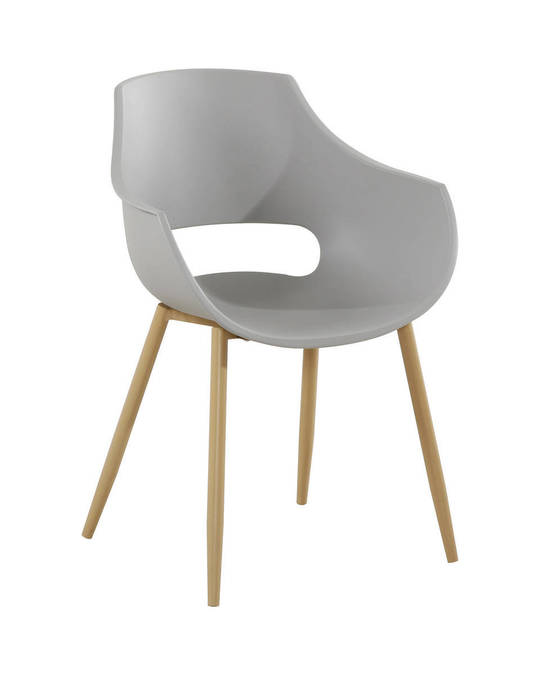 360Living Chair Alice 110 2er-set Grey