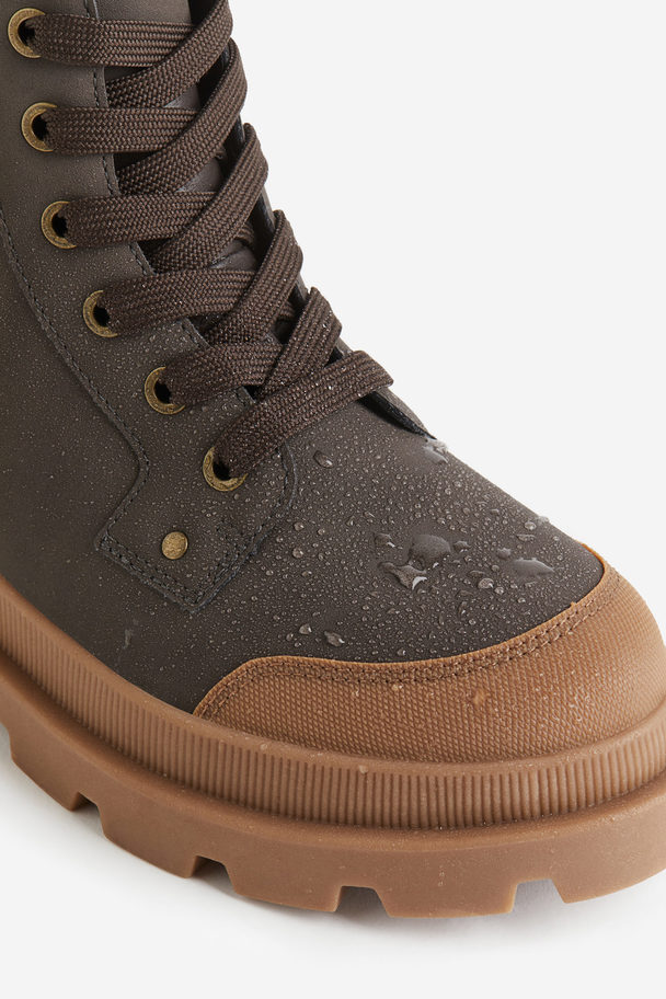 H&M Waterproof Boots Dark Brown