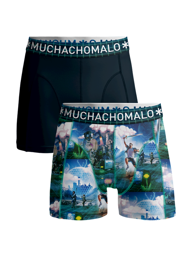 Muchachomalo Muchachomalo Men's Boxer Shorts - 2 Pack - Men's Underpants