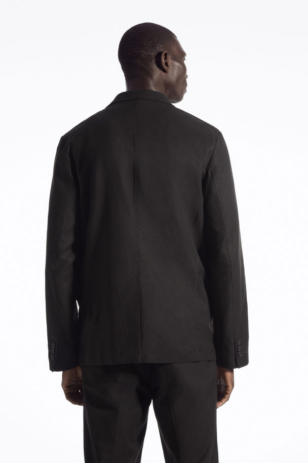 COS Unstructured Blazer - Regular Black