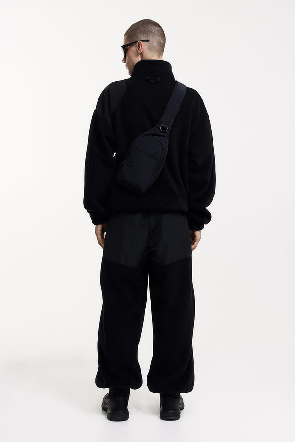 H&M Fleece Trousers Black