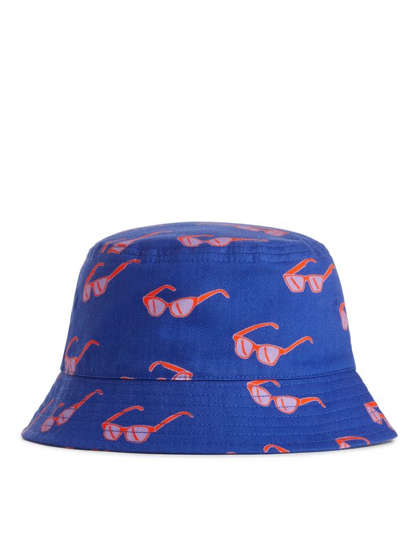 ARKET Bucket Hat Blue/sunglasses