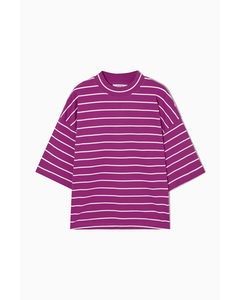 The Full Volume T-shirt Purple / Striped