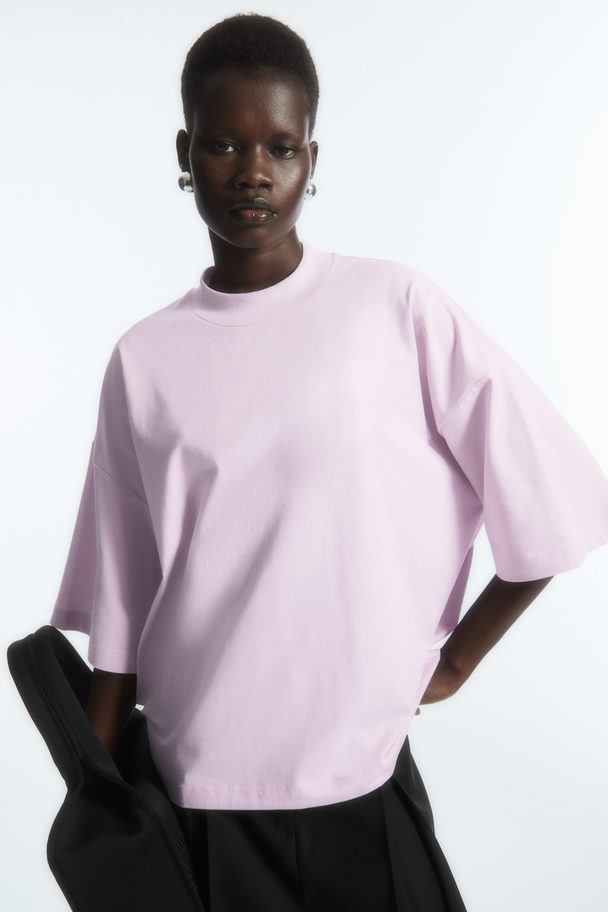 COS The Full Volume T-shirt Light Pink