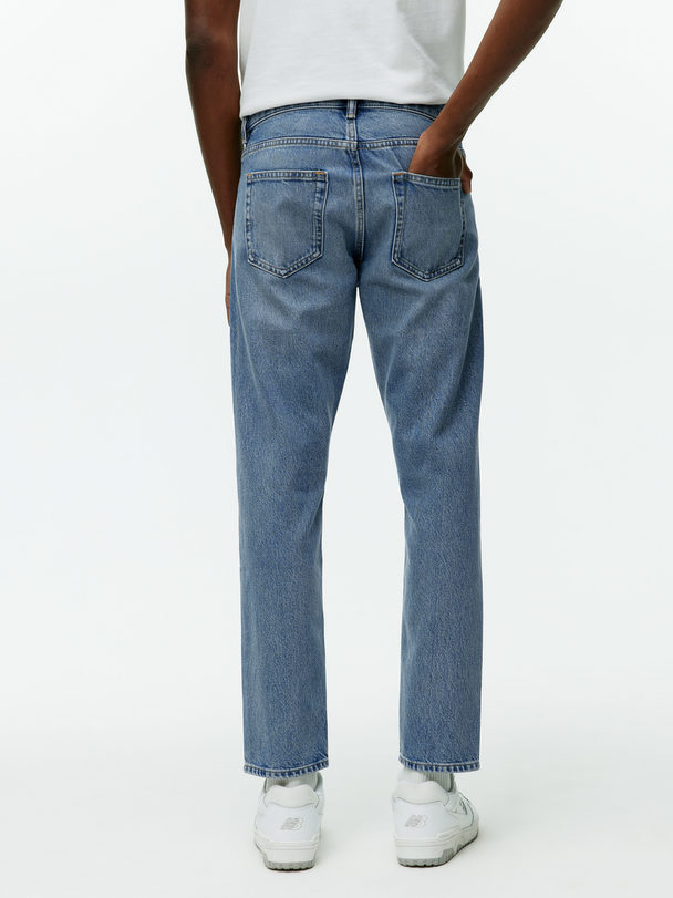 ARKET Park Cropped Regular Fit Rechte Jeans Vintage Blauw