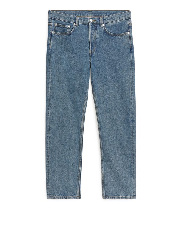 ARKET PARK CROPPED Regular Straight Jeans Blau