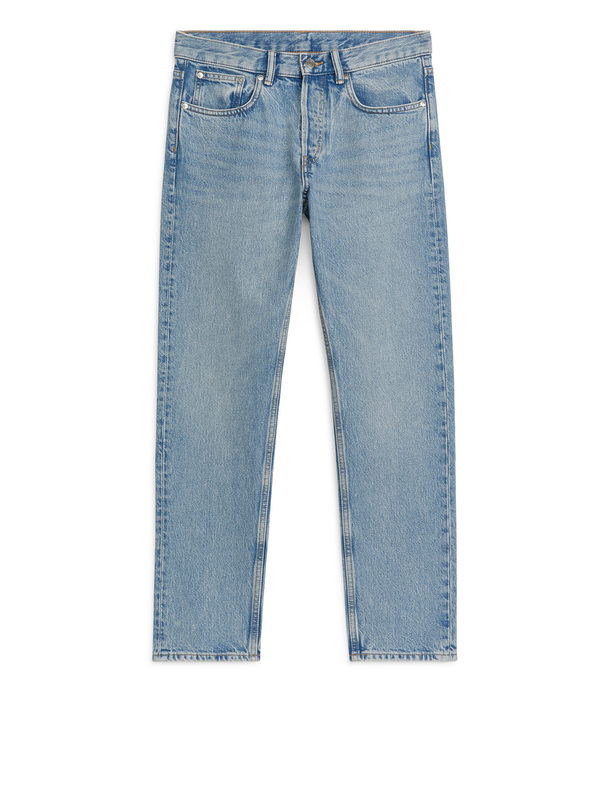 ARKET PARK CROPPED Regular Straight Jeans Hellblau