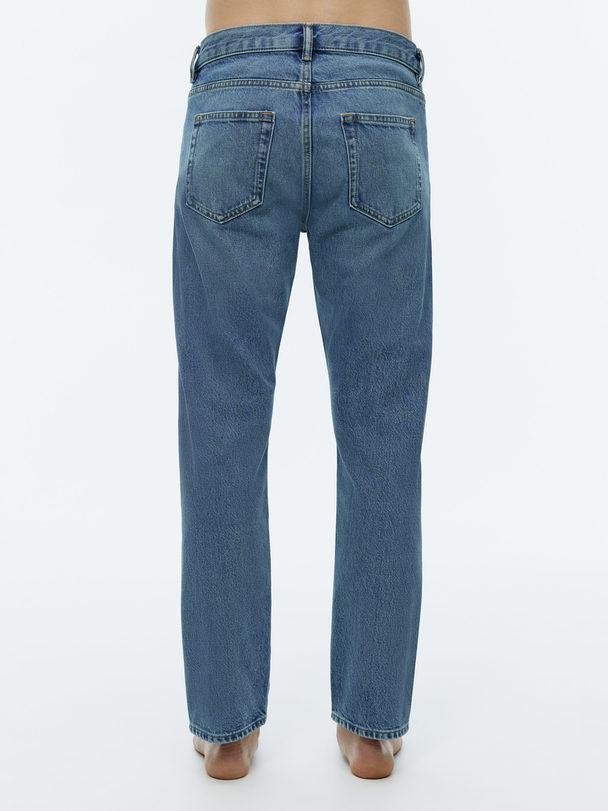 ARKET Park Cropped Regular Fit Rechte Jeans Vintage Blauw
