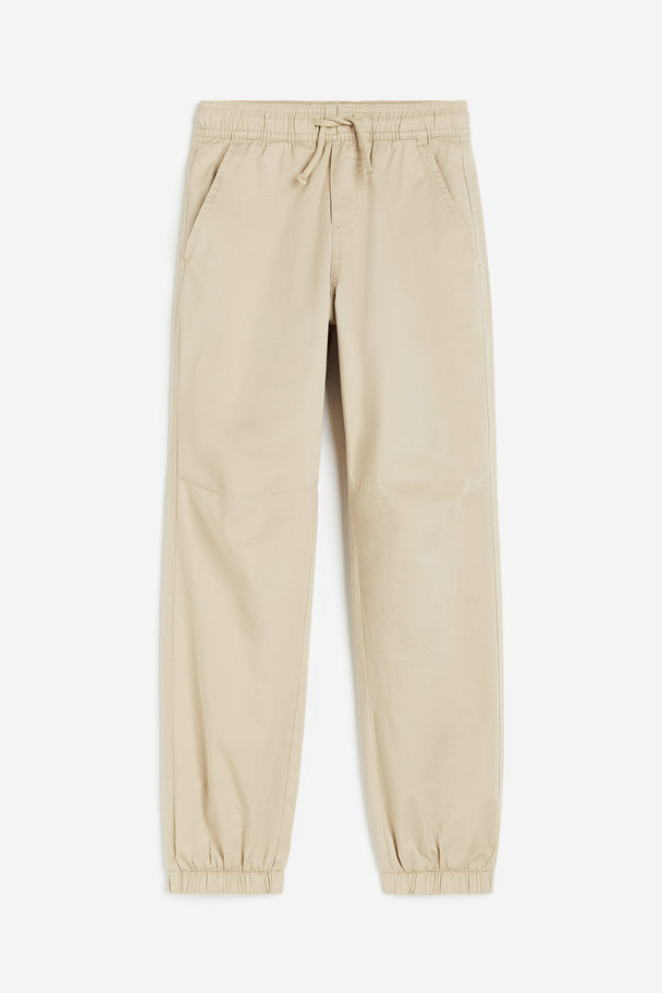 H&M Lined Joggers Beige