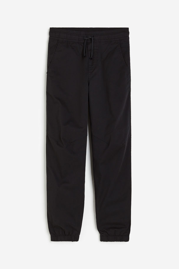 H&M Lined Joggers Black