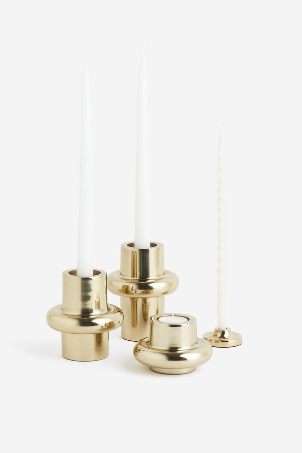 H&M HOME Hoher Kerzenständer aus Metall Goldfarben