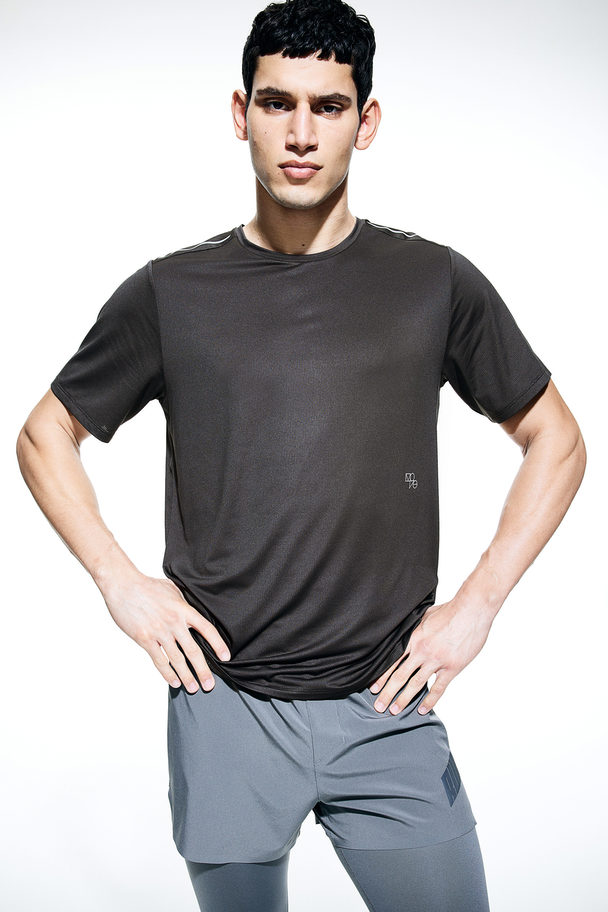H&M Drymove™ Trænings-t-shirt Mørkegrå