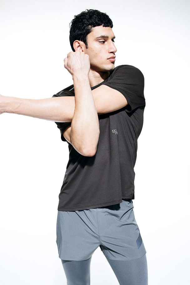 H&M Drymove™ Running T-shirt Dark Grey