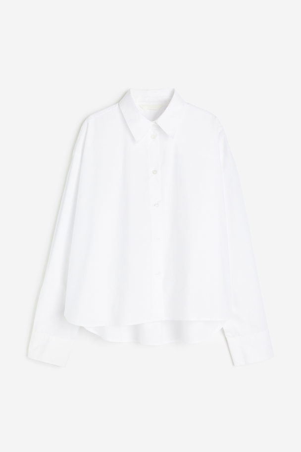 H&M Oversized Skjorte Hvid
