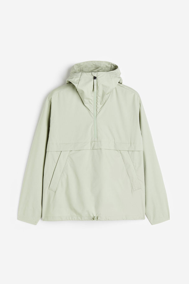 H&M Water-repellent Popover Jacket Dusty Green