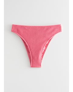 Bikinitanga Met Textuur Roze