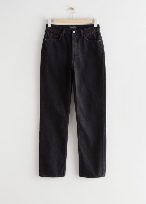 & Other Stories Keeper Cut Jeans Black