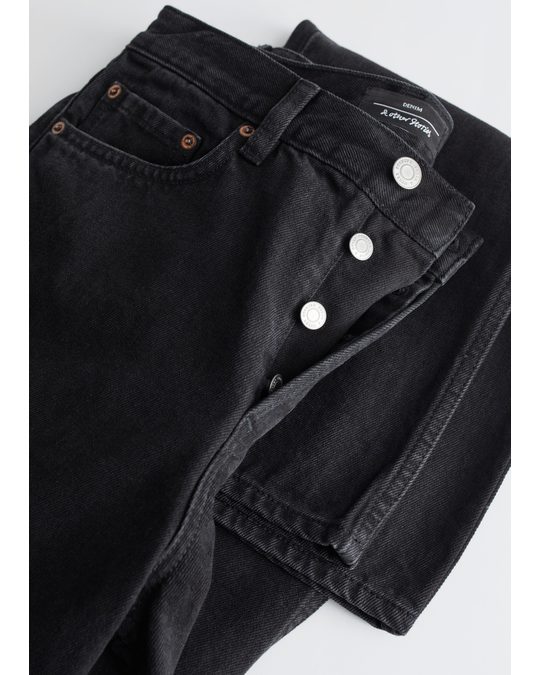 & Other Stories Keeper Cut Jeans Black