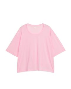 Wide-fit T-shirt Light Pink