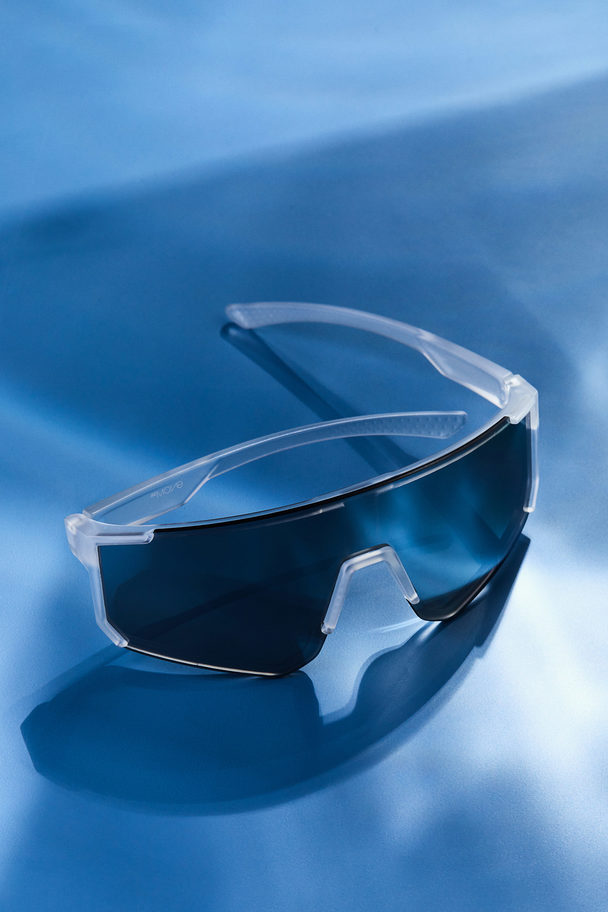 H&M Shatterproof Sports Sunglasses Transparent