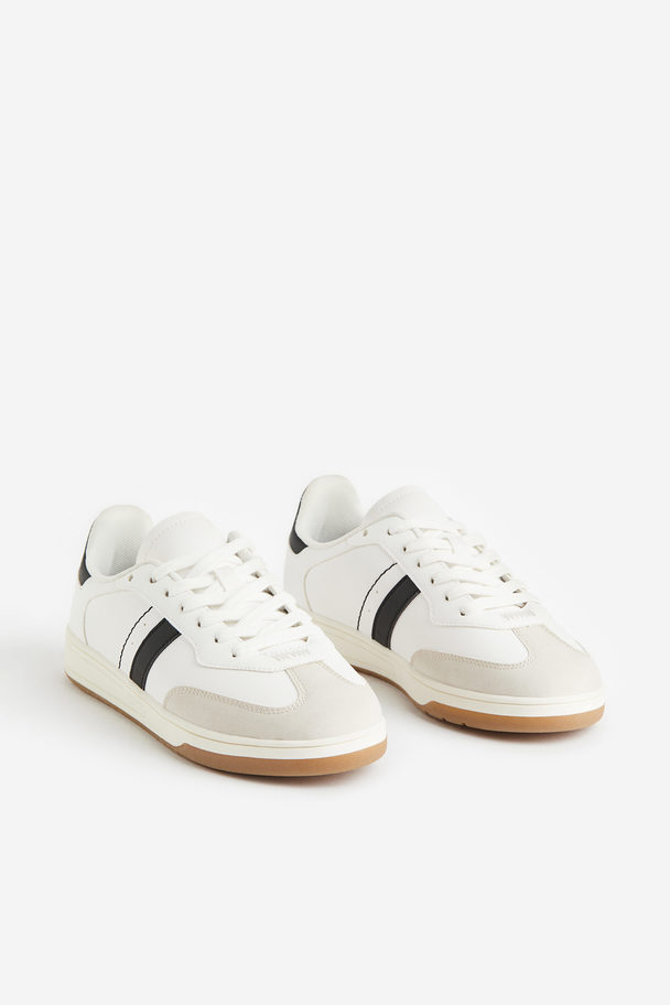 H&M Sneakers Hvid/blokfarvet