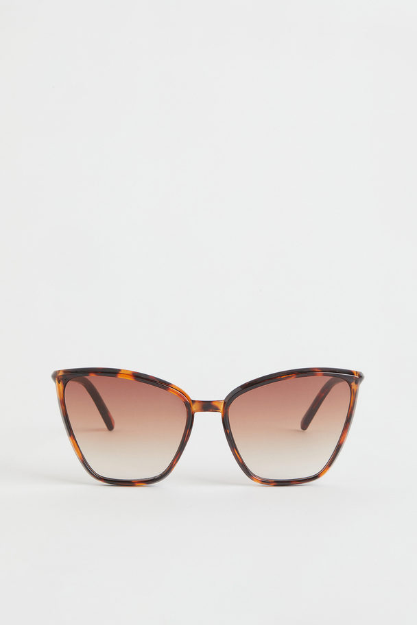H&M Solglasögon Mörkbrun/sköldpaddsmönstrad