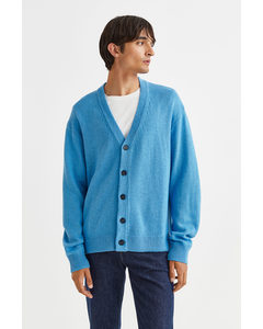 Knitted Cardigan Blue