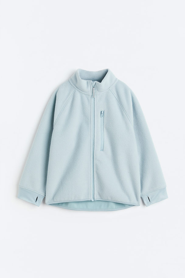 H&M Thermolite® Windproof Fleece Jacket Light Turquoise